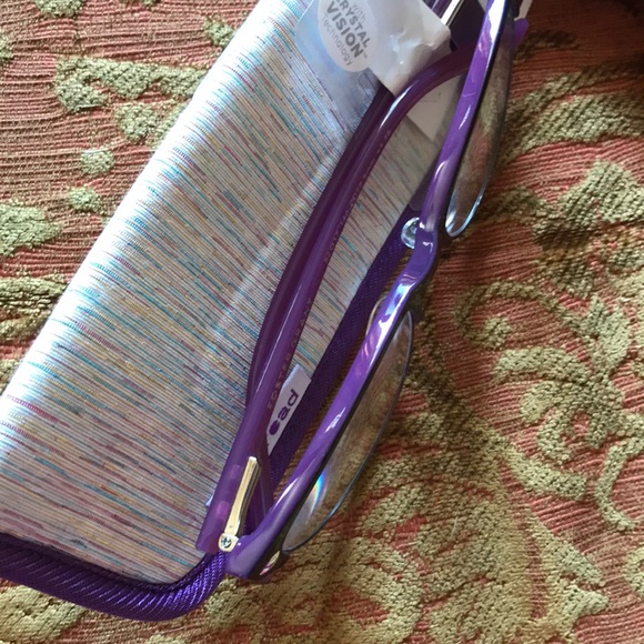 NWT Foster Grant coloread reading glasses and case - Picture 8 of 8